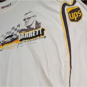 Dale Jarrett #88 UPS Vintage NASCAR Racing LS Tee Men's L | Retro Sportswear